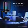 imageAmpliGame Fifine USB Microphone for PC Gaming Computer Desktop Streaming Microphone with Mute Button Gain Knob for Video Podcast RGB Mic for PS4PS5 Laptop A6NEO