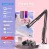imageFIFINE Gaming PC USB Microphone Podcast Condenser Mic with Boom Arm Pop Filter Mute Button for Streaming Twitch Online Chat RGB Computer Mic for PS45 PC Gamer YoutuberAmpliGame A6TPink