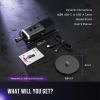 imageFIFINE USBXLR Dynamic Microphone for Podcast Recording PC Computer Gaming Streaming Mic with RGB Light Mute Button Headphones Jack Desktop Stand Vocal Mic for Singing YouTubeAmpliGame AM8Black