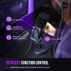 imageFIFINE USBXLR Dynamic Microphone for Podcast Recording PC Computer Gaming Streaming Mic with RGB Light Mute Button Headphones Jack Desktop Stand Vocal Mic for Singing YouTubeAmpliGame AM8Black