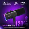 imageFIFINE USBXLR Dynamic Microphone for Podcast Recording PC Computer Gaming Streaming Mic with RGB Light Mute Button Headphones Jack Desktop Stand Vocal Mic for Singing YouTubeAmpliGame AM8Black