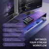 imageFifine AmpliGame Stream Controller with 15 Macro Keys Streaming Keyboard with Trigger Actions in OBSTwitchYouTubeStreamlabs Shortcut Buttons Keypad Works with Mac and PCD6Black