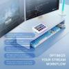 imageFifine AmpliGame Stream Controller with 15 Macro Keys Streaming Keyboard with Trigger Actions in OBSTwitchYouTubeStreamlabs Shortcut Buttons Keypad Works with Mac and PCD6White