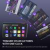 imageFifine AmpliGame Stream Controller with 15 Macro Keys Streaming Keyboard with Trigger Actions in OBSTwitchYouTubeStreamlabs Shortcut Buttons Keypad Works with Mac and PCD6Black