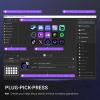 imageFifine AmpliGame Stream Controller with 15 Macro Keys Streaming Keyboard with Trigger Actions in OBSTwitchYouTubeStreamlabs Shortcut Buttons Keypad Works with Mac and PCD6Black