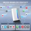 imageFifine AmpliGame Video Capture Card HD 1080 60fps for Audio Video Gaming Live Streaming 4K HDMI to USB Capture Card Compatible with PS4WindowsMac OSSwitchXboxV3White
