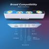 imageFifine Gaming Speakers for PC Bluetooth Computer Speakers Wireless with Auxin for Desktop Laptop RGB Desk Loudspeakers with Volume Control for Party Streaming Meeting A16 WhiteWhite