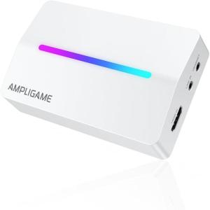 imageFifine AmpliGame Video Capture Card HD 1080 60fps for Audio Video Gaming Live Streaming 4K HDMI to USB Capture Card Compatible with PS4WindowsMac OSSwitchXboxV3White